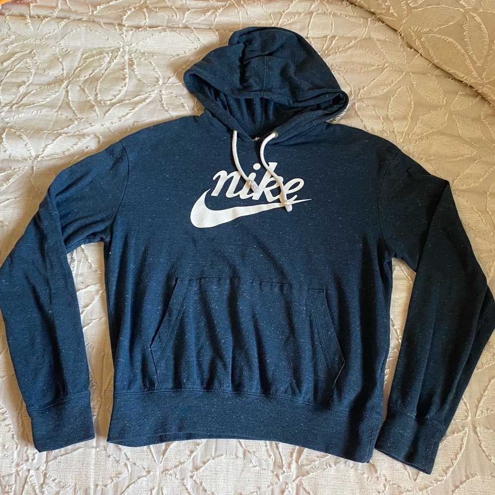Nike Women's Navy Blue Hoodie
